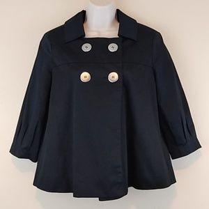 3/$15 Petite Sophisticate Black Jacket New